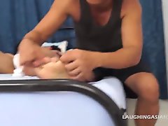 Asian Boy Danilo Bound and Tickled